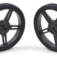 Pololu 60mm x 8 mm Wheel (pair) - Black