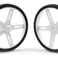 Pololu 70mm x 8 mm Wheel (pair) - White