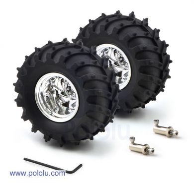 120mm Off Road Tyre & Wheel (pair)-0