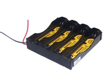 Battery Holder: Li-Ion 18650 Battery Holder (1S4P) With 2.6" long 20AWG & PCB -0