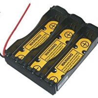 Battery Holder: Li-Ion 18650 Battery Holder (1S3P) With 2.6" long 20AWG & PCB-0